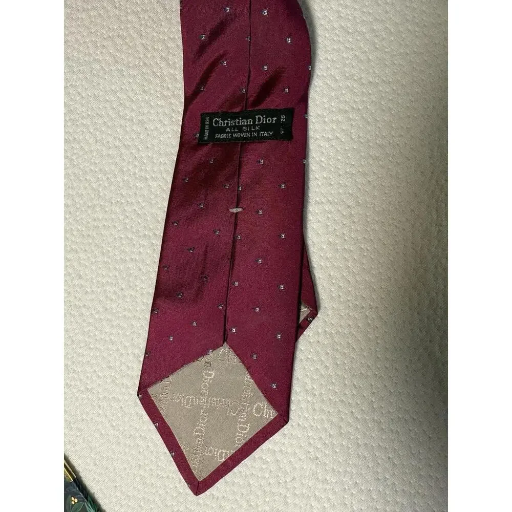 Designer Christian Dior Silk Men's Necktie‎ Made in USA  58x3